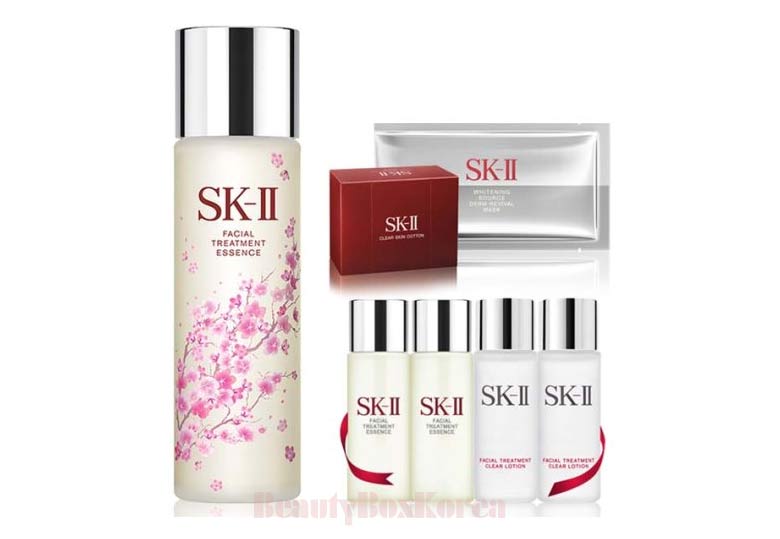 Sk Ii Facial Treatment Essence Special Set 230ml Sakura Limited Edition Best Price And Fast Shipping From Beauty Box Korea